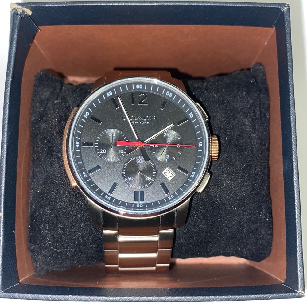 Coach Mens Chronograph Watch